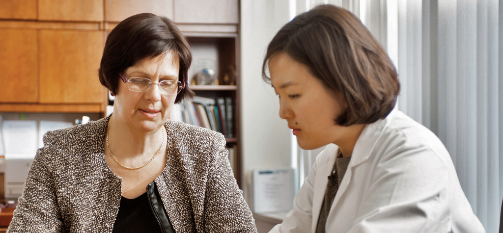 Joan W. Miller, MD with Miin Roh, MD