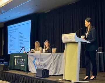 Angela Chen Presenting at the Eye Bank Association of America Forum