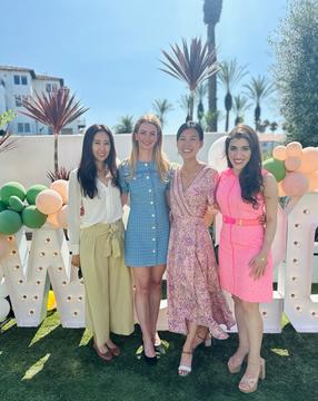 With colleagues at the Women in Ophthalmology Summer Symposium: 