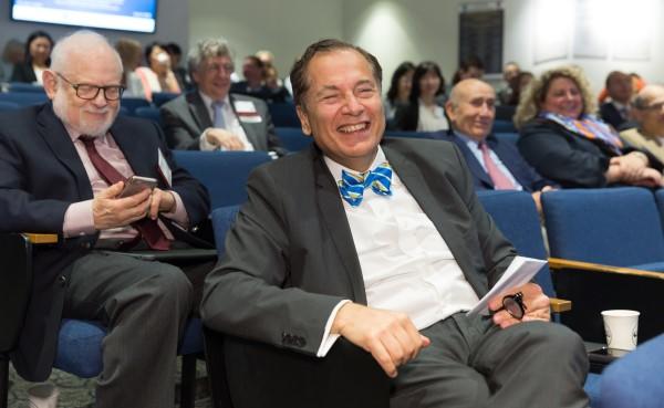 Audience enjoys lecture during 2018 Alumni Reunion
