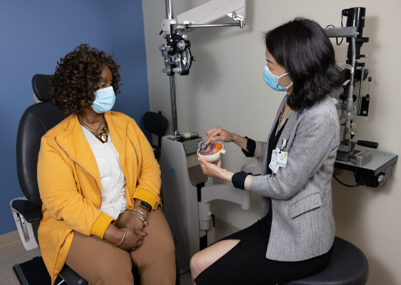 Jia Yin with Patient