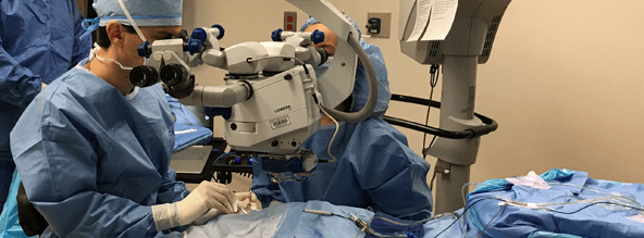 Dr. Jason Comander performs first FDA-approved gene therapy for an inherited disease