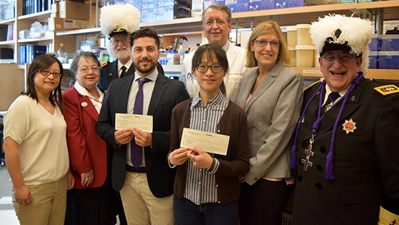 Fellows receive knights templar grants