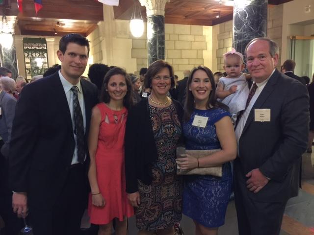 Dr. Miller with family following the National Academy of Medicine induction ceremony