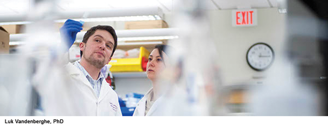 Luk Vandenberghe in laboratory